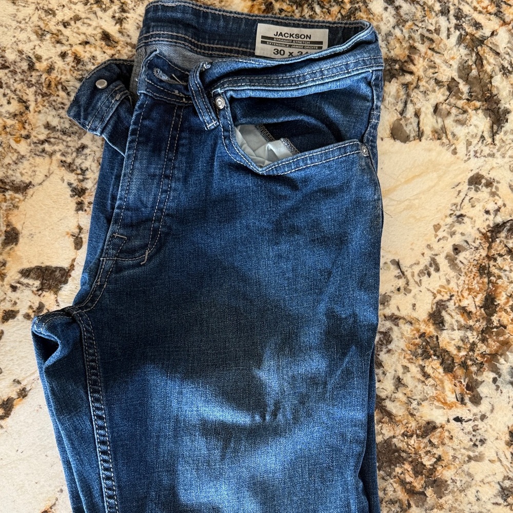 JACKSON Men's Dark Blue Slim Jeans by Buffalo